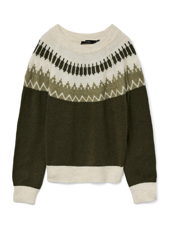 Vero Moda VMSIMONE LS NORDIC PULLOVER GA REP LCS (28157745) Women