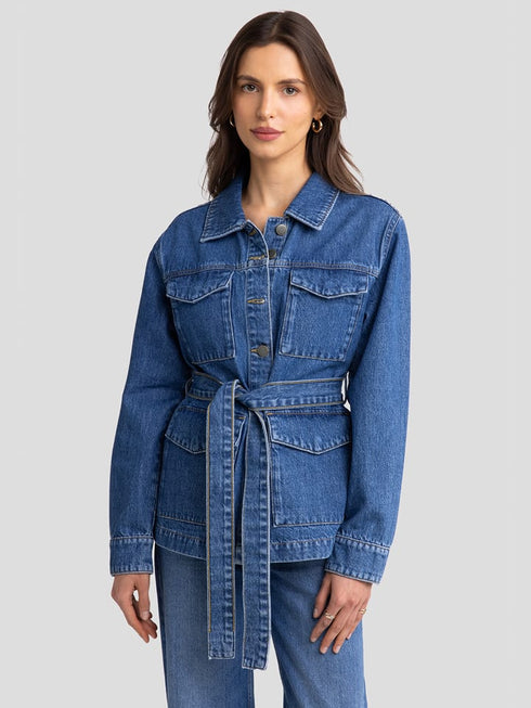 BIG STAR Denim Jacket Blue Women