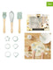 The Home Deco Kids 9-Piece Children's Baking Set Light Blue / Natural Unisex