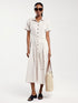BIG STAR Shirt Dress Cream Women