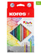 Kores 2-Piece Set: Coloured Pencils "Kolores Style" Multicolour 2x 15 pcs Unisex