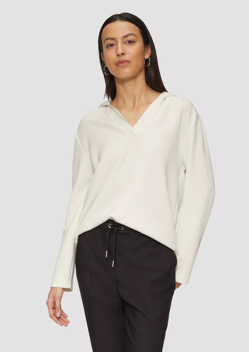 Soliver hoodie Sweat mit Satin-Details