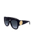 Gucci Sunglasses Black / Grey Women