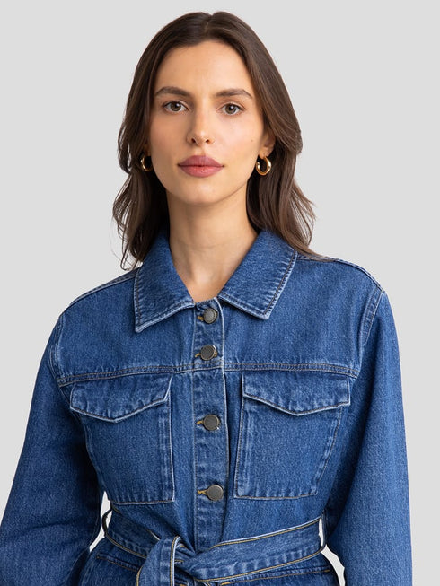 BIG STAR Denim Jacket Blue Women
