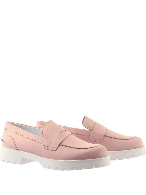 Högl Leather Moccasins "Bailey" Pink Women