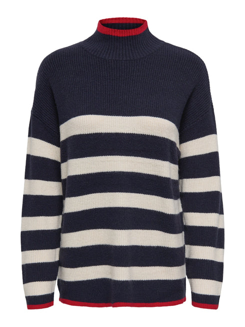 Only ONLKATIA LS RIB HIGHNECK CC KNT (ONL9VT2) Women