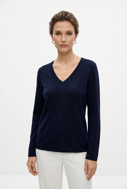 S.Oliver Pulover tamnoplavi 40
