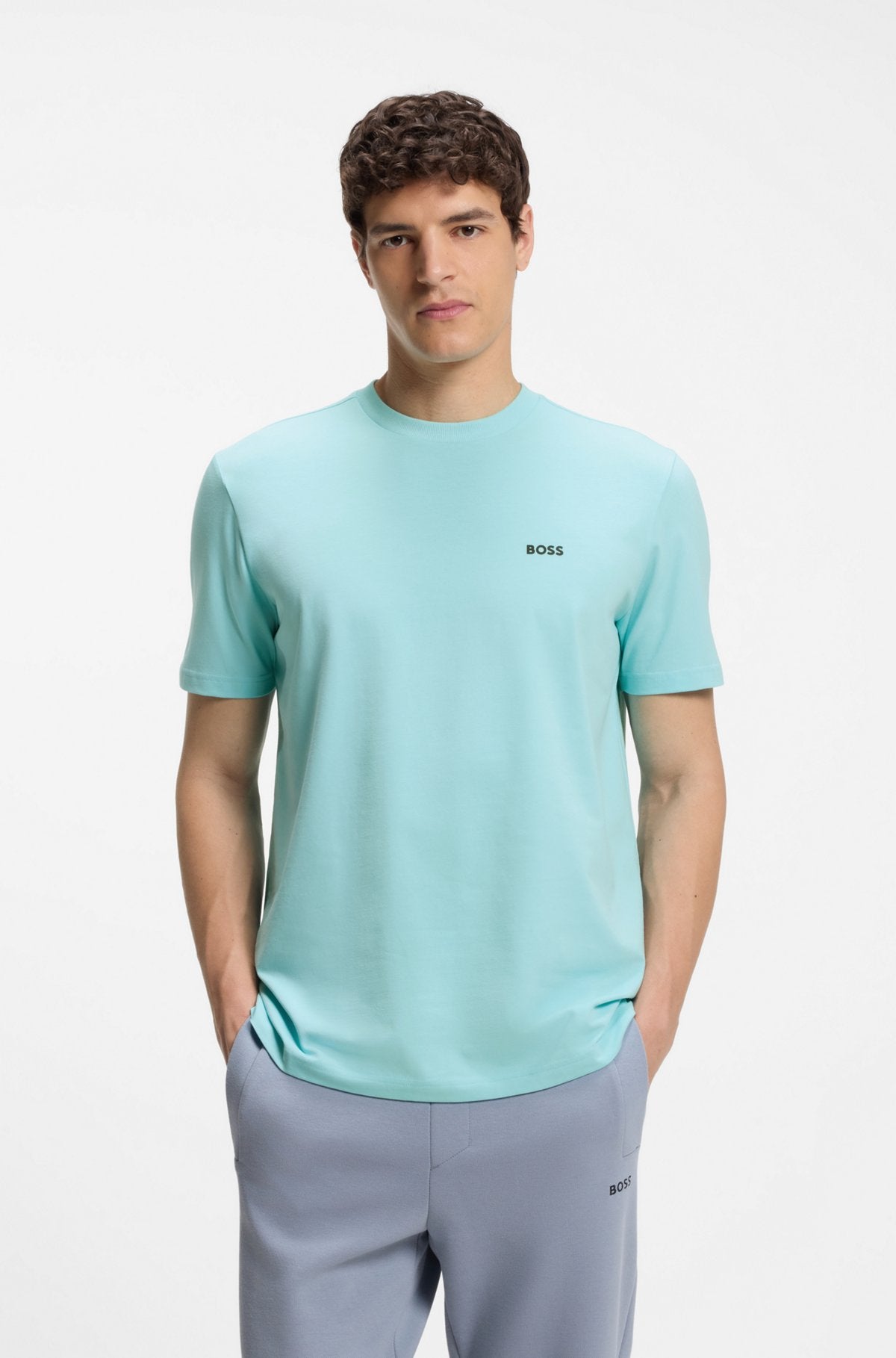 Boss by Hugo boss majice tirkiz/bijela/crna
